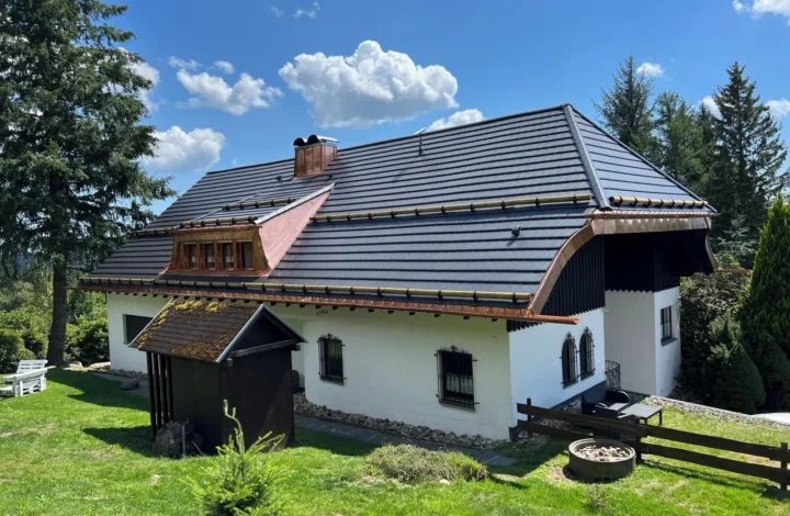Ferienhaus mit privatem Pool